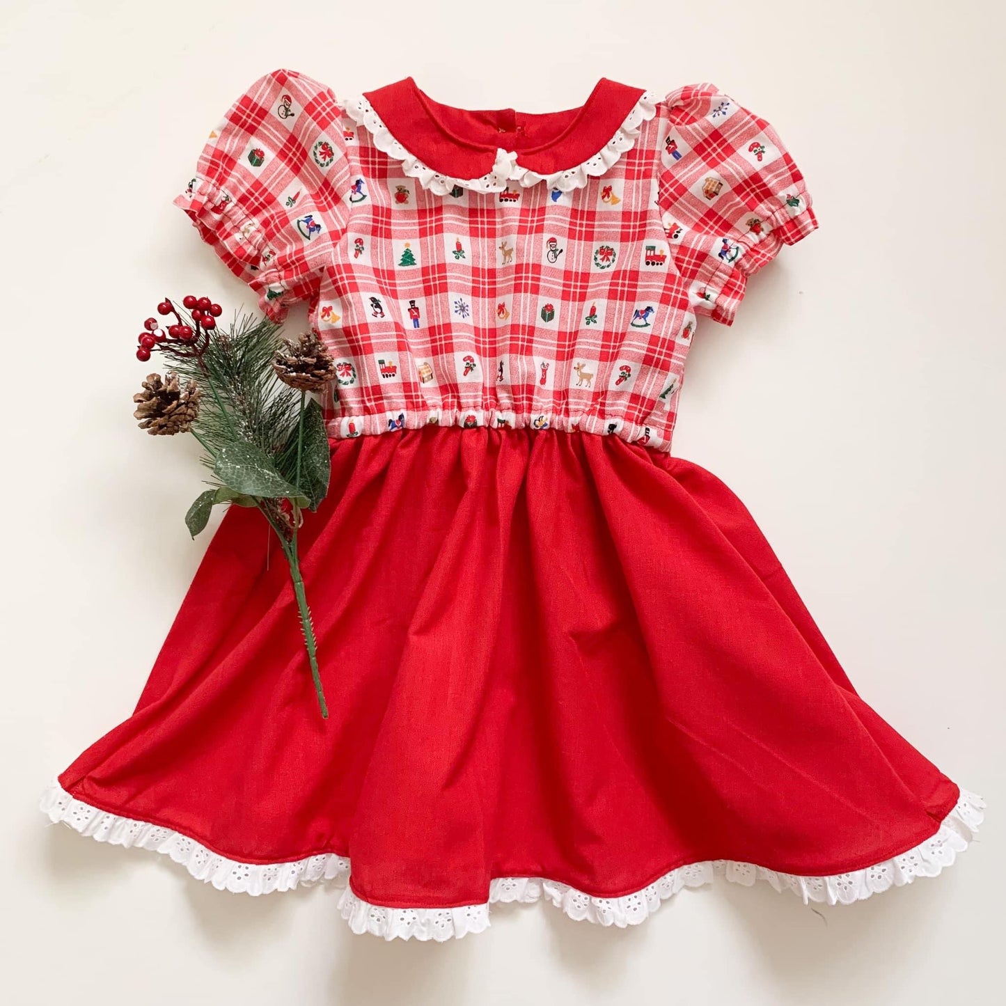 OOAK Christmas Dress 3T