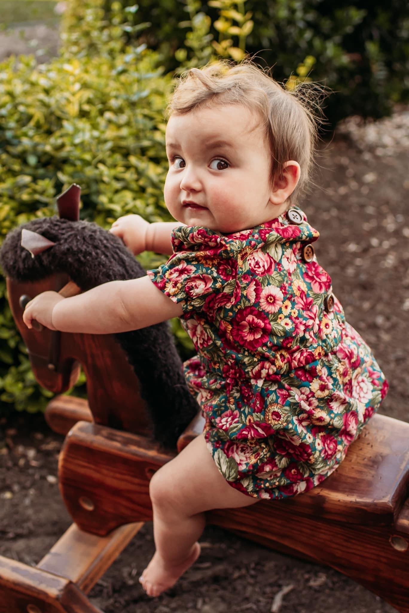 OOAK Christmas Romper 3T