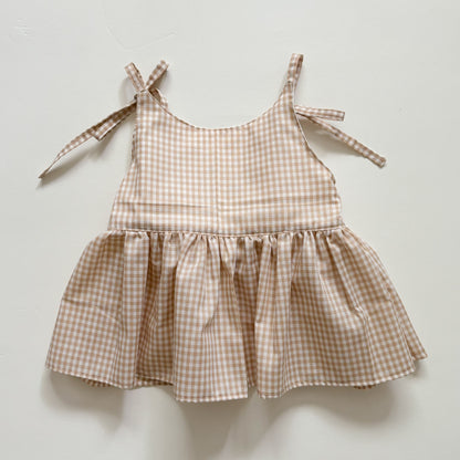 Tie-strap Top 6-7 Gingham