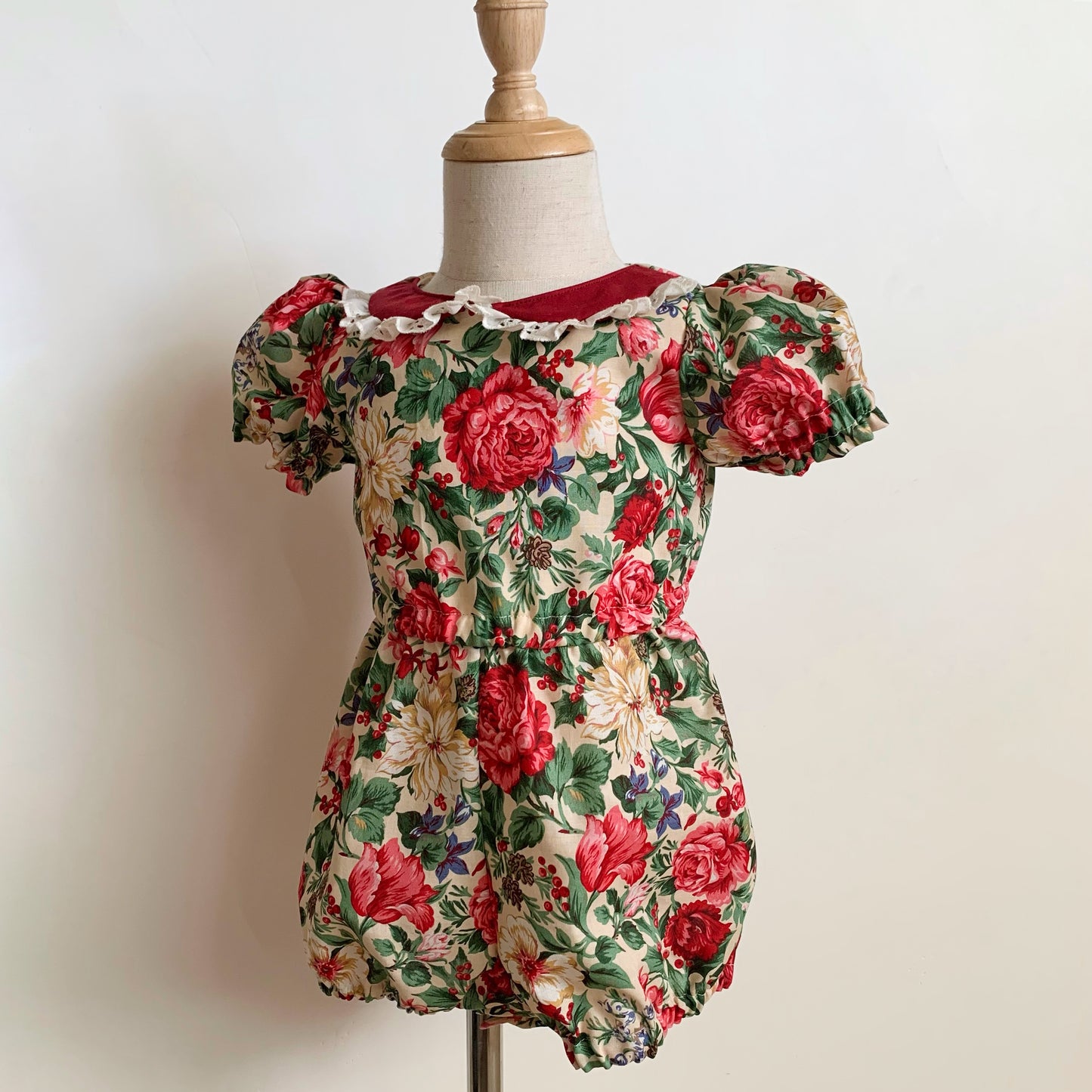 OOAK Christmas Romper 3T