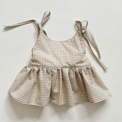 Tie-strap Top 4T-5T Gingham