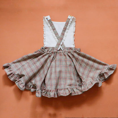 OOAK Halloween Pinafore 5T